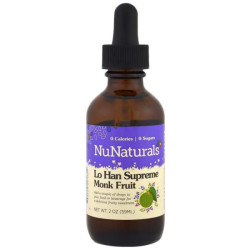 Архат, экстракт плодов, подсластитель, жидкий, Monk Fruit NuNaturals, 59 мл