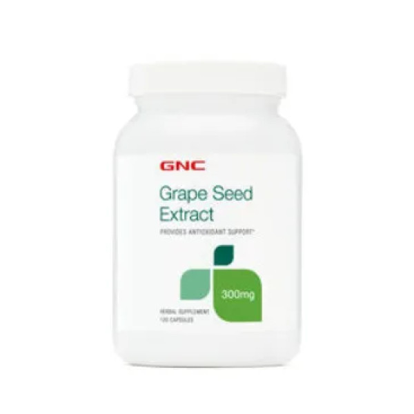 Екстракт виноградних кісточок, Grape Seed Extract, GNC, 300 мг, 120 капсул