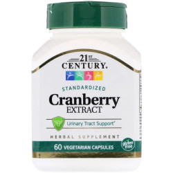 Екстракт журавлини, 21st Century Cranberry, стандартизований, 60 капсул