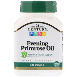 Масло вечірньої примули, 21st Century Evening Primrose Oil, 60 капсул
