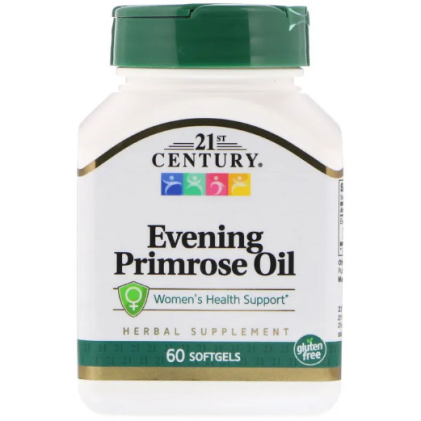 Олія вечірньої примули (Evening Primrose Oil), 21st Century, 60 кап.