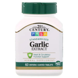 Чеснок экстракт, 21st Century Garlic Extract, 60 таблеток