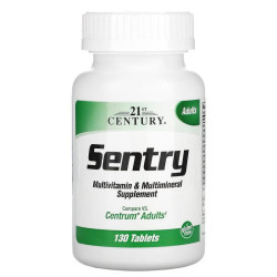 Мультивітаміни та мінерали, Sentry Multivitamin & Multimineral, 130 таблеток