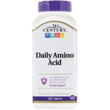 Комплекс амінокислот 21st Century, Daily Amino Acid, 120 таб.