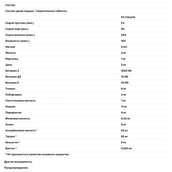 Мультивітамінна формула для дорослих собак, Multi Daily Formula, Pet Natural Care, 60 таблеток