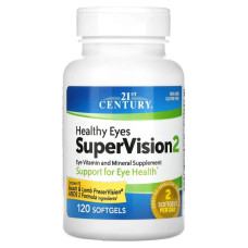 Здоров'я очей, 21st Century Healthy Eyes SuperVision2, 120 гелевих капсул