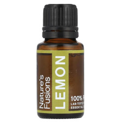 Ефірна олія лимон, Nature's Fusions Essential Oil Lemon, 15 мл