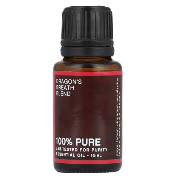 Ефірна олія Дихання дракона, Essential Oil, Thieves Immunity, Nature's Fusions, 100% чиста, 15 мл