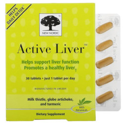 Підтримка печінки, New Nordic US Inc Active Liver, 30 таблеток