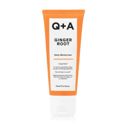 Увлажняющий крем для лица с экстрактом корня имбиря, Ginger Root Daily Moisturiser Q+A, 75 мл