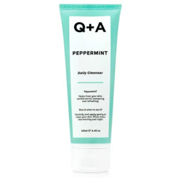 Гель для обличчя, очищуючий, з м'ятою, Q+A Peppermint Daily Cleanser, 125 мл