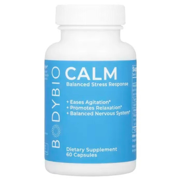 Формула для заспокоєння, Calm, BodyBio, 60 капсул