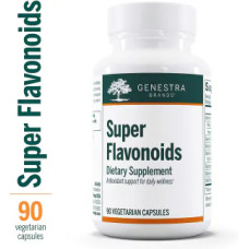 Антиоксидантна підтримка суперфлавоноїдів з екстрактом зеленого чаю, Super Flavonoids Genestra Brands, 90 вегетаріанських капсул