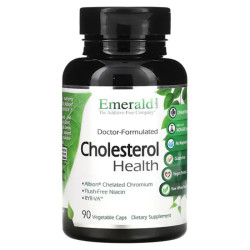 Захист від холестерину, Emerald Laboratories Cholesterol Health, 90 рослинних капсул