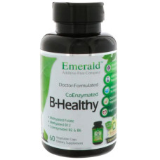Вітамін B-комплекс, Emerald Laboratories B-Healthy, 60 капсул