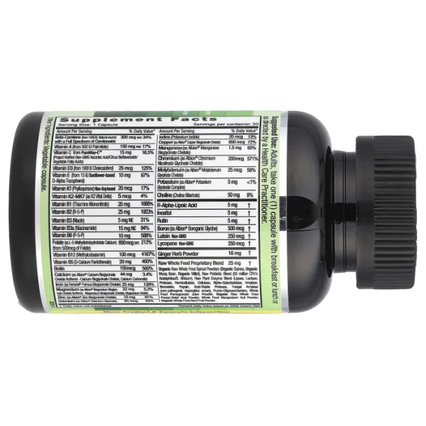 Мультивітаміни та мінерали для вагітних, Prenatal 1-Daily Multi, Emerald Laboratories, 1 на день, коензимні, 30 вегетаріанських капсул