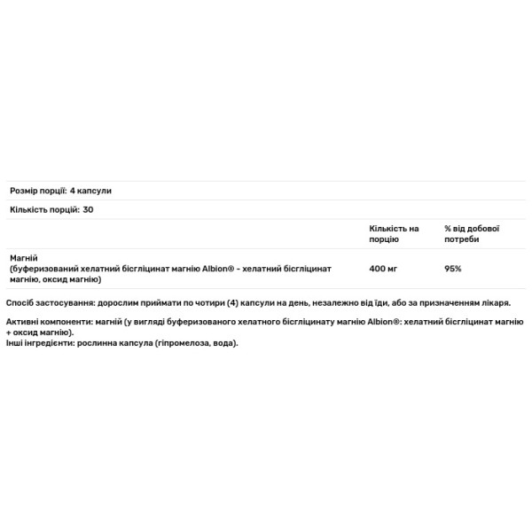 Магній, Magnesium, Emerald Laboratories, 120 веганських капсул (100 мг на капсулу)