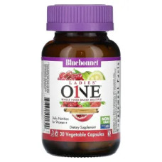 Мультивітаміни для жінок Ladies' ONE Bluebonnet Nutrition, 30 рослинних капсул