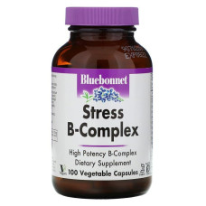 Комплекс В – стрес, Bluebonnet Nutrition Stress B-Complex, 100 капсул