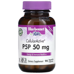 Витамин В6 (пиридоксин), Bluebonnet Nutrition P-5-P, 50 мг, 90 капсул