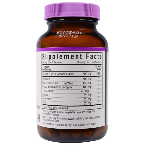 Кверцетин (Super Quercetin), Bluebonnet Nutrition, 90 капсул