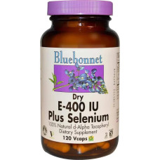 Вітамін Е з селеном 400 МЕ, Bluebonnet Nutrition Dry Vitamin E, 120 капсул
