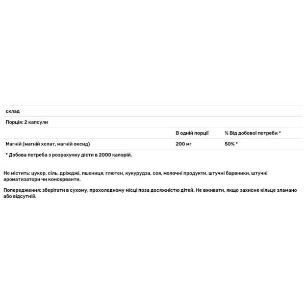 Магній хелат, Chelated Magnesium, Bluebonnet Nutrition, 120 капсул