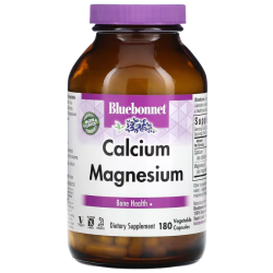 Цитрат кальция, магний, Bluebonnet Nutrition, 180 капсул