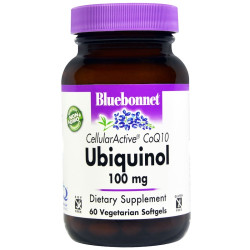 Убіхінол 100 мг, Bluebonnet Nutrition Ubiquinol, 60 капсул
