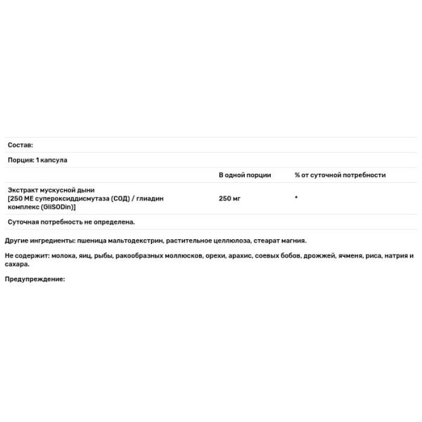 Мускусна диня, Cantaloupe Fruit Extract, Bluebonnet Nutrition, Super Fruit, 250 МО, 60 капсул