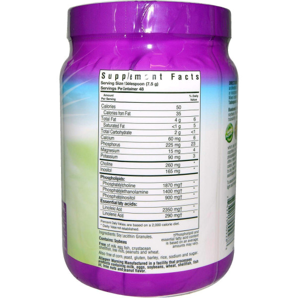 Лецитин, Lecithin Granules, Bluebonnet Nutrition, Super Earth, гранули, 360 г