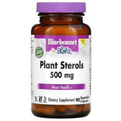 Фитостеролы 500 мг, Bluebonnet Nutrition Plant Sterols, 90 капсул