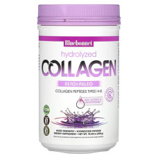 Колаген тип I+III, гідролізований порошок, без смаку, Bluebonnet Nutrition Hydrolyzed Collagen, 300 г
