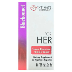 Либидо для женщин, Bluebonnet Nutrition Intimate Essentials For Her, 30 растительных капсул