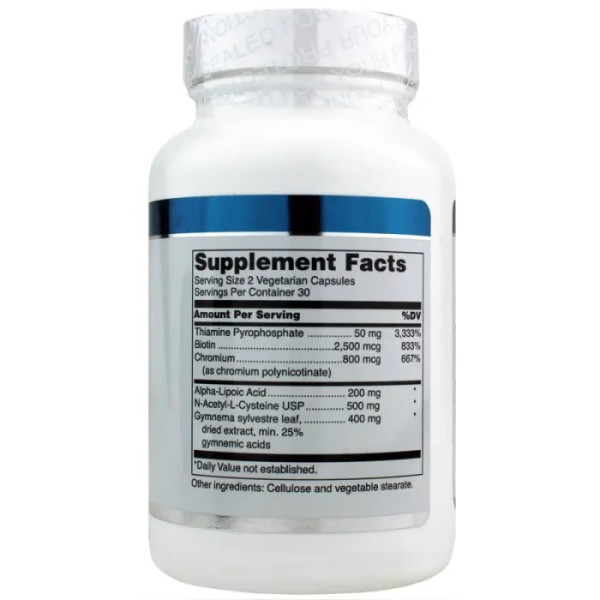 Підтримка метаболізму глюкози, Glucoset, Douglas Laboratories, 60 вегетаріанських капсул