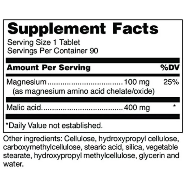 Магній і яблучна кислота, Mag-Malate, Douglas Laboratories, енергетичні, 90 таблеток