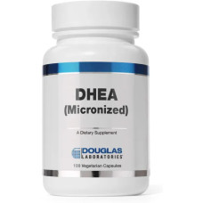 ДГЕА 25 мг мікронізований, підтримка імунітету, мозку та кісток, DHEA Douglas Laboratories, 100 капсул