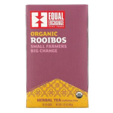 Чай ройбуш, органік, Rooibos Equal Exchange, 20 пакетиків, 40 г