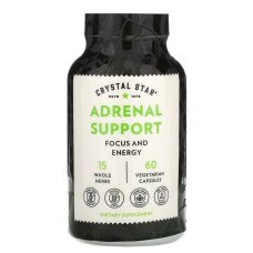 Здоров'я наднирників, Adrenal Energy, Crystal Star, 60 капсул
