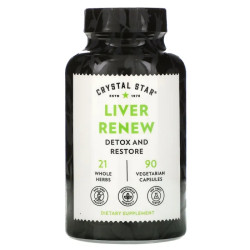 Підтримка печінки, Crystal Star Liver Renew, 90 капсул