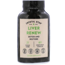 Підтримка печінки, Crystal Star Liver Renew, 60 капсул