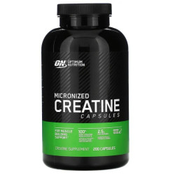 Креатин мікронізований 2,5 г, Creatine Optimum Nutrition, 200 капсул