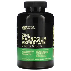 ZMA для восстановления, Zinc Magnesium Aspartate Optimum Nutrition, 180 капсул