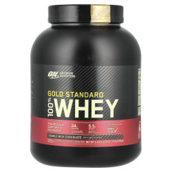Сироватковий протеїн, Gold Standard Whey Optimum Nutrition, насичений шоколад, 2,27 кг