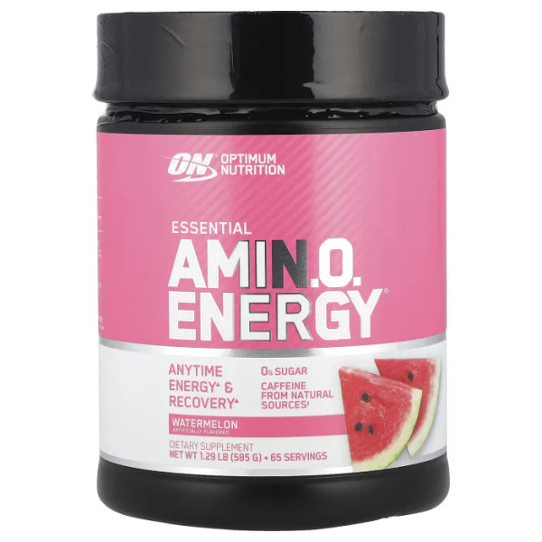 Амино энергия, Essential Amin.O. Energy, Optimum Nutrition, вкус арбуза, 585 г