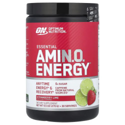 Аміно енергія, Essential Amin.O. Energy Optimum Nutrition, полуниця-лайм, 270 г