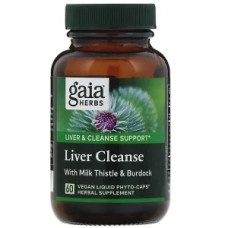 Очищення печінки, Liver Cleanse Gaia Herbs, 60 вегетаріанських капсул