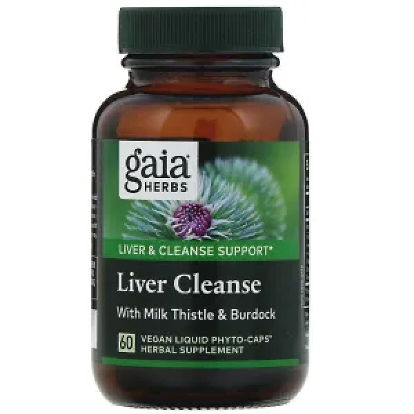 Очищення печінки, Liver Cleanse, Gaia Herbs, 60 вегетаріанських капсул