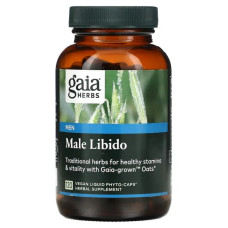 Репродуктивное здоровье мужчин, Gaia Herbs Male Libido, 120 капсул
