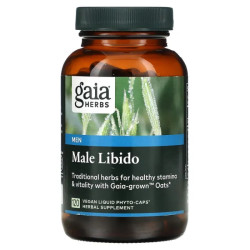 Репродуктивное здоровье мужчин, Gaia Herbs Male Libido, 120 капсул